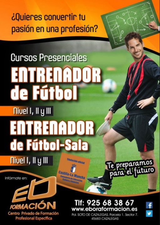 Entrenador de futbol curso