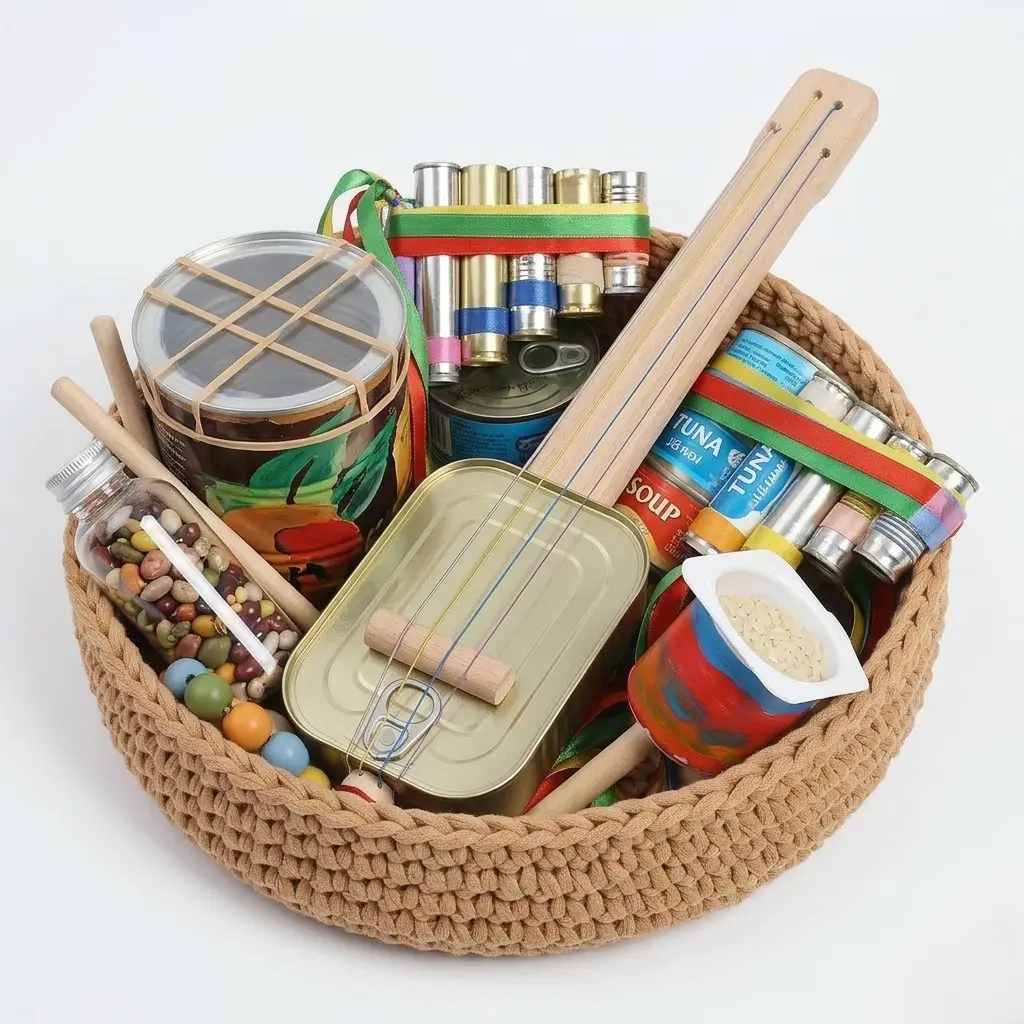 instrumentos musicales reciclados